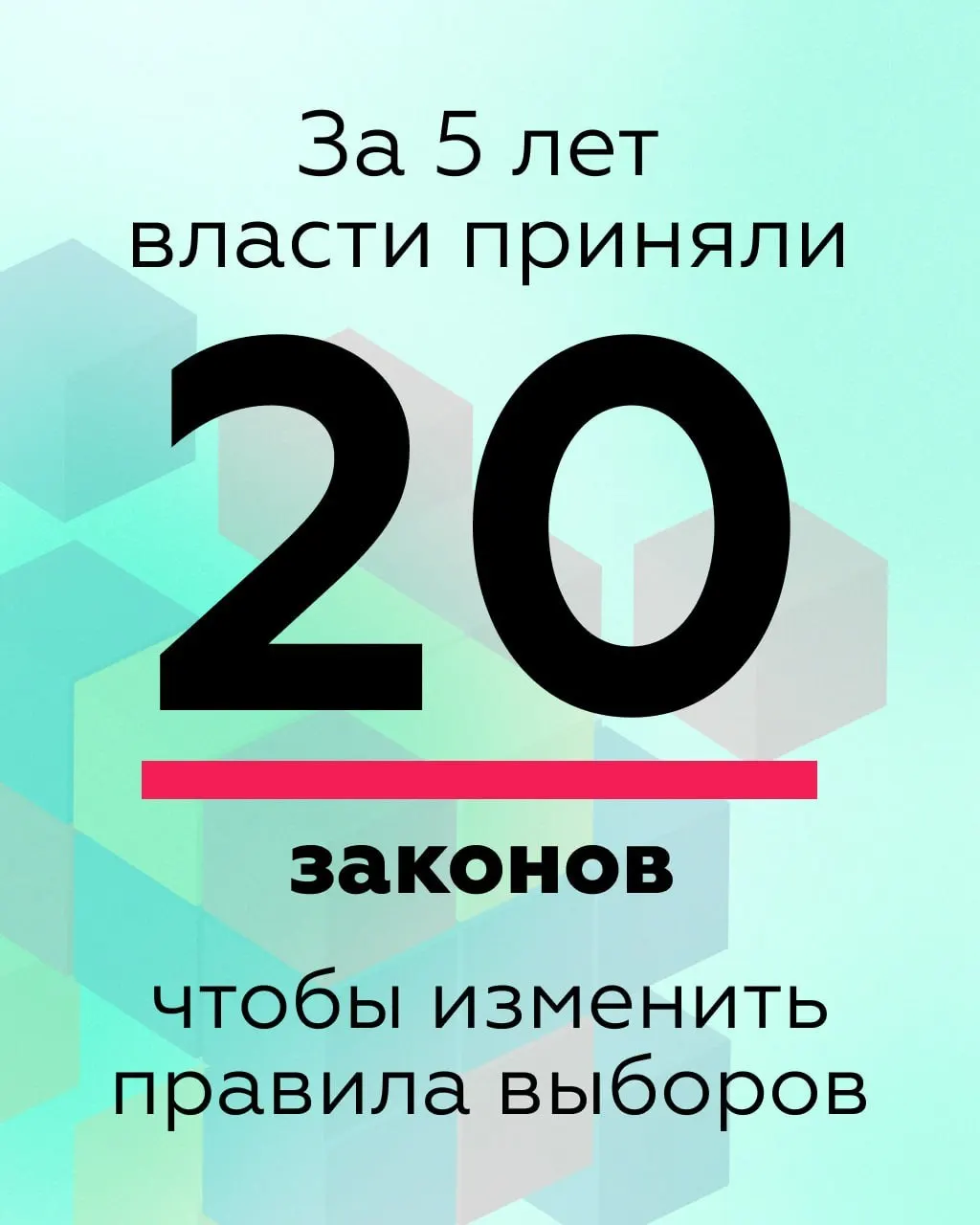 Аналитики зафиксировали около 20 поправок в избирательном законодательстве за последние пять лет. По их мнению, изменения ограничивают права кандидатов, ослабляют общественный контроль и расширяют влияние исполнительной власти на выборы.