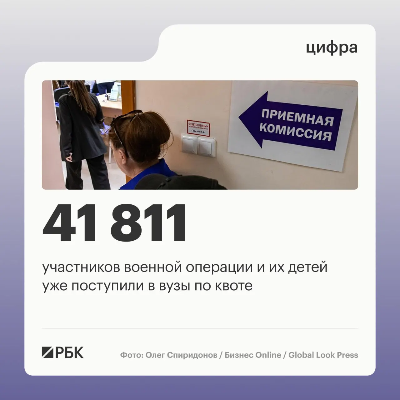 Минобороны и Минобрнауки сообщили, что в 2026 году в вузы зачислено 117 тысяч человек, из них значительная часть — по квотам для участников СВО и их детей. Квоты заполнены примерно на 73%, осенью ожидаются решения по платным местам.